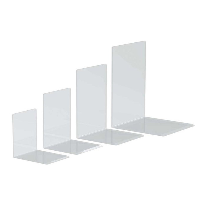 MAUL Sujetalibros 15,0 x 16,0 x 21,0 cm glasklar