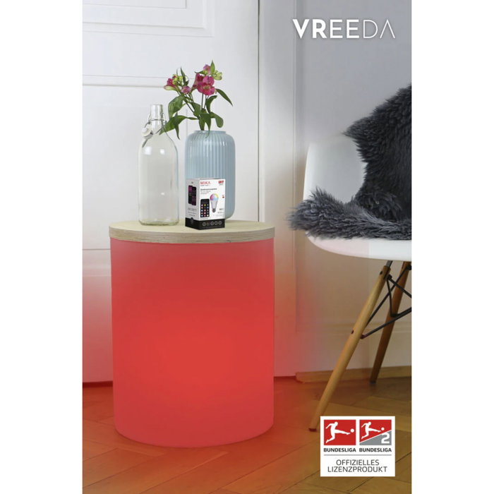seasons Mesa de luz exterior Bluetooth 39 cm
