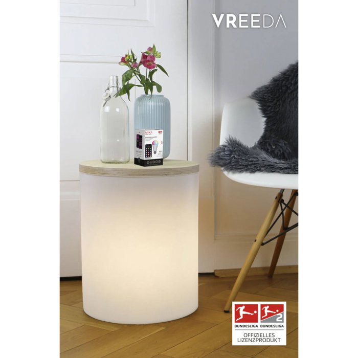 seasons Mesa de luz exterior Bluetooth 39 cm