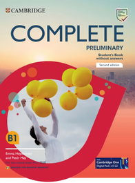 CAMBRIDGE Complete Preliminary Second edition English for Spanish Speakers Student's Book sin respuestas con Digital Pack