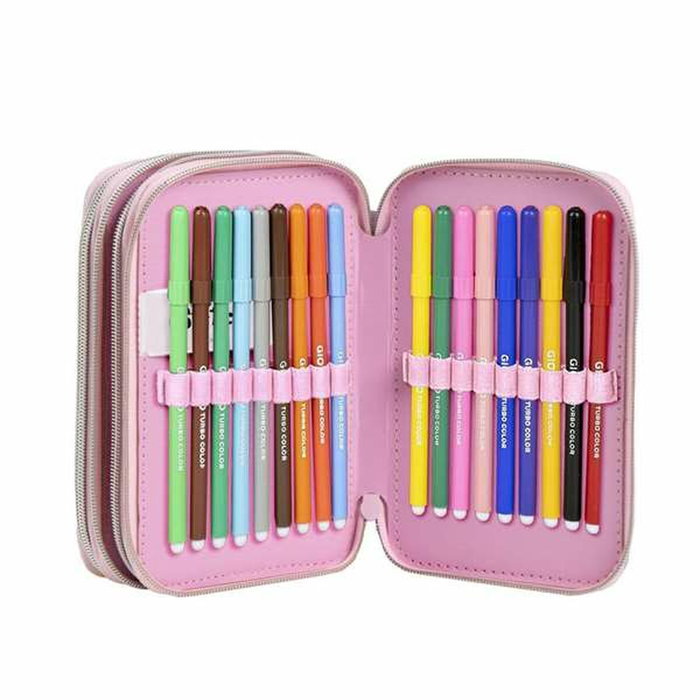 Cerdá Plumier Stitch Disney con Accesorios Lilac
