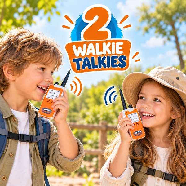 JugaToys Walkie Talkie con prismáticos y brújula, alcance 100 metros