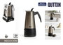 Quttin Cafetera de Inducción Urban en Acero Inoxidable para 4 Servicios