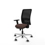 PIQUERAS Y CRESPO Silla de oficina Zulema Sincro/Traslack Marrón y Negro