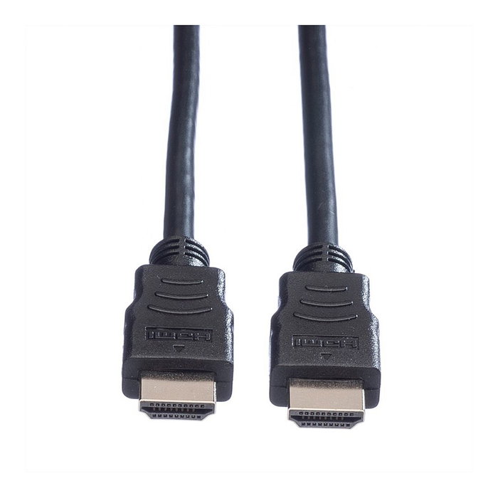 VALUE VALUE 11.99.5531 Cable HDMI High Speed 1.5 m con Ethernet y ARC, 3D, 4K 3840 x 2160, 30 Hz, Negro