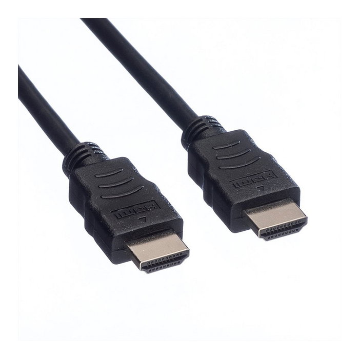 VALUE VALUE 11.99.5531 Cable HDMI High Speed 1.5 m con Ethernet y ARC, 3D, 4K 3840 x 2160, 30 Hz, Negro