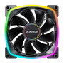 Montech RX140 PWM Ventilador 140mm 540-1760 RPM PWM Negro LED