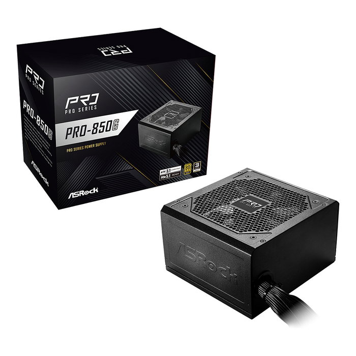 ASRock PRO-850G 850W ATX 80 PLUS Gold Modular