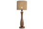 DKD Home Decor Lampara Sobremesa Urban Marron Beige 30 x 79 x 30 cm