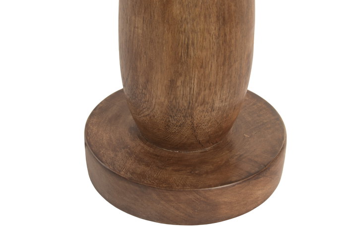 DKD Home Decor Lampara Sobremesa Urban Marron Beige 30 x 79 x 30 cm