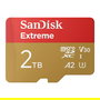 Sandisk Extreme MicroSDXC Card 2TB UHS-I U3/V30 A2 Clase 10 240 MB/s Lectura 140 MB/s Escritura - Resistente Agua, Golpes, Temperatura