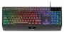 Mars Gaming MK124 Teclado Gaming Semimecánico H-Mech FRGB Rainbow Anti-Ghosting, Compatibilidad Multiplataforma, Reposamuñecas, Español, Negro