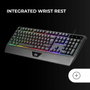 Mars Gaming MK124 Teclado Gaming Semimecánico Negro y Blanco