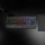 Mars Gaming MK124 Teclado Gaming Semimecánico Negro y Blanco