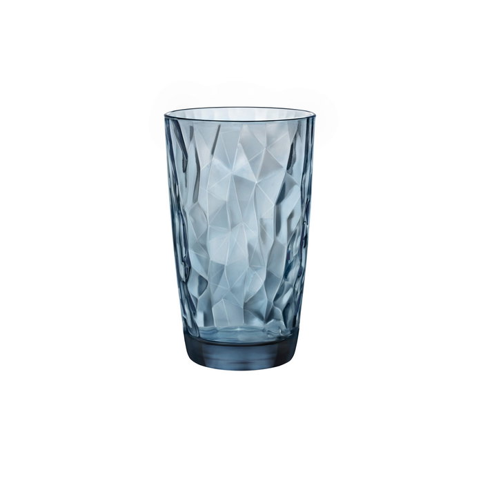Bormioli Rocco Vaso Alto Diamond Azul