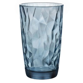 Bormioli Rocco Vaso Alto Diamond Azul