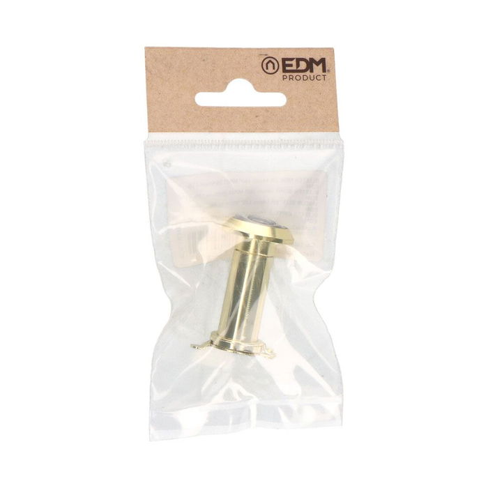Edm Mirilla Mr01 14 mm 180º Latonado para puertas de 35-60 mm
