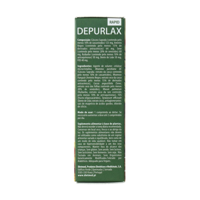 Dietmed Depurlax Rápido 30 Comprimidos Dietmed Depurlax Rápido 30 Comprimidos