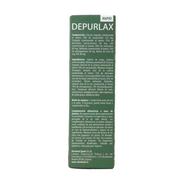 Dietmed Depurlax Rápido 30 Comprimidos Dietmed Depurlax Rápido 30 Comprimidos
