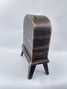 DKD Home Decor Chimenea LED Negro 31x15x41 cm