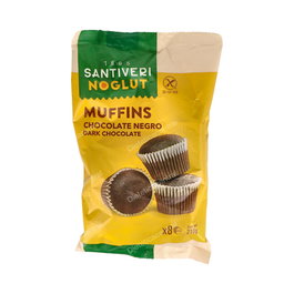 SANTIVERI Muffins De Chocolate Negro Sin Gluten 210Gr