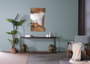 DKD Home Decor Espejo de Teca y Cristal Hecho a Mano 65x5x110