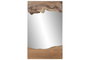 DKD Home Decor Espejo de Teca y Cristal Hecho a Mano 65x5x110