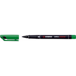 STABILO OHPEN 843 Verde (Set de 10)