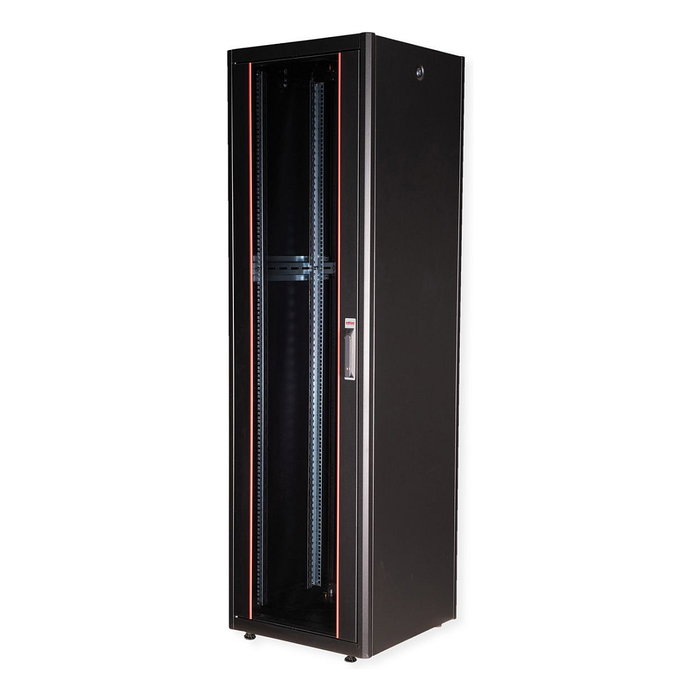 ROLINE Rack de Red 19 Pulgadas (42U) Bastidor Independiente, Vidrio Negro, 600x600 mm, 600 kg, 26.21.0211 ROLINE Rack de Red 19 Pulgadas (42U) Bastidor Independiente, Vidrio Negro, 600x600 mm, 600 kg, 26.21.0211
