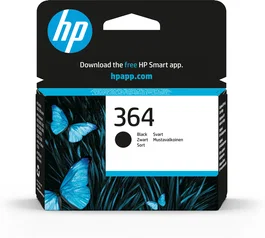 HP Cartucho de tinta original 364 Negro Estándar 250 páginas