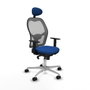 PIQUERAS Y CRESPO Silla de oficina Jorquera Azul y Gris