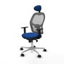 PIQUERAS Y CRESPO Silla de oficina Jorquera Azul y Gris