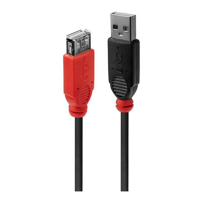 Lindy Cable de Extensión Activa USB 2.0 Slim 5m USB A Macho a Hembra Negro Lindy Cable de Extensión Activa USB 2.0 Slim 5m USB A Macho a Hembra Negro