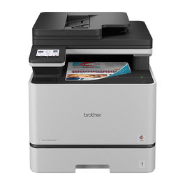 Brother MFC-L8730CDW - Impresora Multifunción Color Laser 4 en 1 con Escáner Plano, WiFi, Duplex Automático, 31 ppm A4, Bandeja 250 Hojas, Color Gris