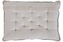 DKD Home Decor Cabecero de Cama de Yute y Algodón 90x10x60 Natural Marrón