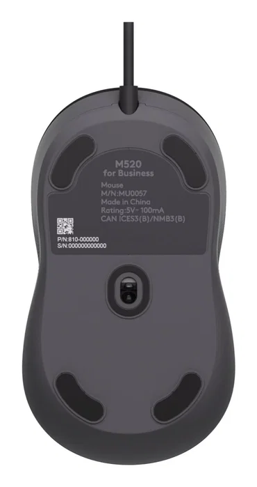 Logitech Signature M520 for Business Grafito