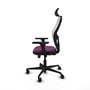 PIQUERAS Y CRESPO Silla de oficina Jorquera Sincro/Traslack Morado y Blanco