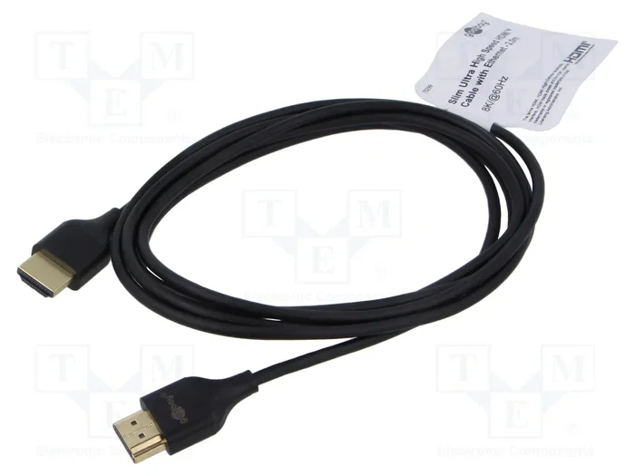 GOOBAY Cable HDMI 2m Negro High Speed + Ethernet GOOBAY Cable HDMI 2m Negro High Speed + Ethernet