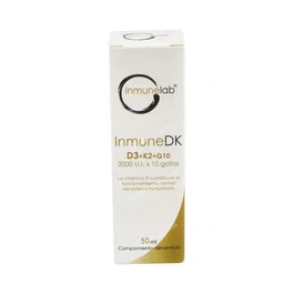 INMUNELAB Inmunedk 50Ml Complemento Alimenticio Vitamina D3 K2 Coenzima Q10 Sistema Inmune Óseo Antioxidante