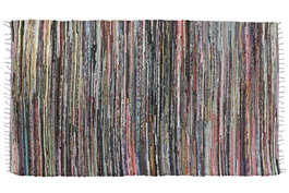 DKD Home Decor Alfombra Indio Multicolor 290 x 0.5 x 200 cm (4 Unidades) Algodón y Poliéster