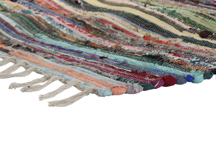 DKD Home Decor Alfombra Indio Multicolor 290 x 0.5 x 200 cm (4 Unidades) Algodón y Poliéster DKD Home Decor Alfombra Indio Multicolor 290 x 0.5 x 200 cm (4 Unidades) Algodón y Poliéster