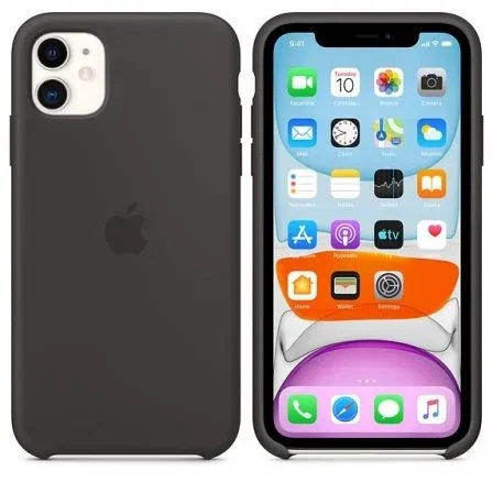 FUNDA APPLE IPHONE 11 SILICONE CASE - NEGRA- MWVU2ZM/A