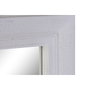 DKD Home Decor Espejo Ventana de Paulownia y Cristal Blanco Envejecido
