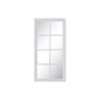 DKD Home Decor Espejo Ventana de Paulownia y Cristal Blanco Envejecido