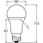 LEDVANCE Lámpara LED Value Class Classic A 75 10W 6500K E27 1055lm 10000h Blanco Frío