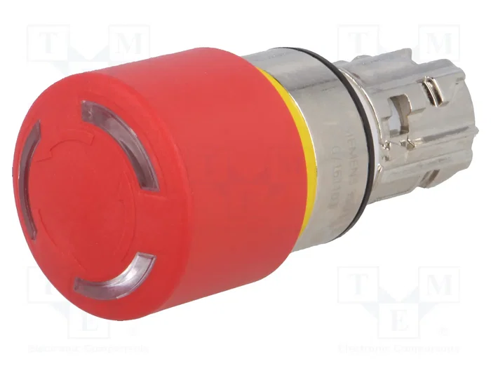 SIEMENS Interruptor de emergencia 22mm Rojo SIEMENS Interruptor de emergencia 22mm Rojo