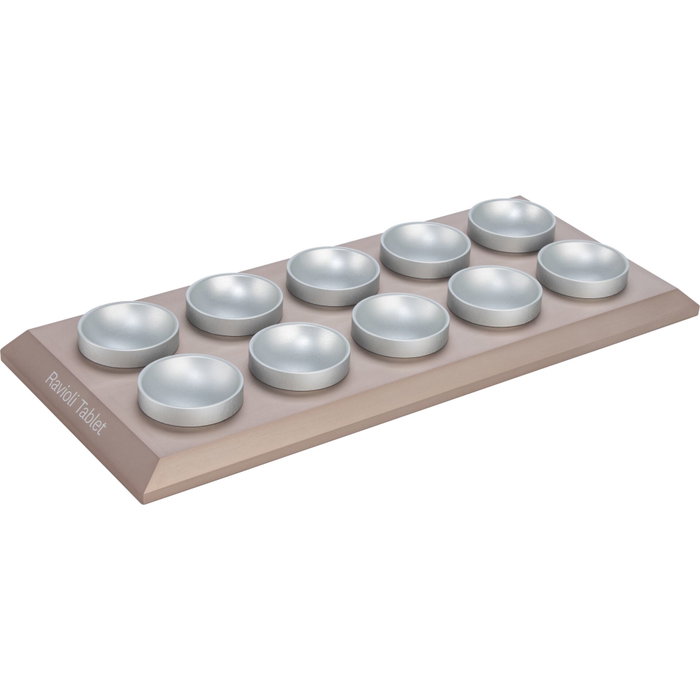 Marcato Bandeja para Ravioli Ravioli Tablet Rosa/Plata con Rodillo