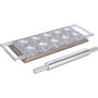 Marcato Bandeja para Ravioli Ravioli Tablet Rosa/Plata con Rodillo