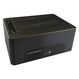 LC-Power LC-DOCK-U3-V Docking Station para HDD/SSD SATA con función de clonación