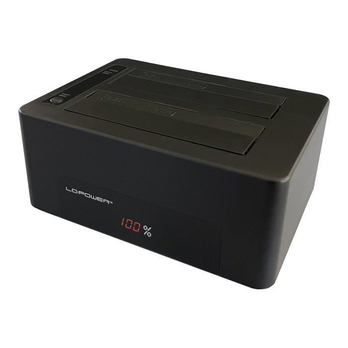 LC-Power LC-DOCK-U3-V Docking Station para HDD/SSD SATA con función de clonación LC-Power LC-DOCK-U3-V Docking Station para HDD/SSD SATA con función de clonación